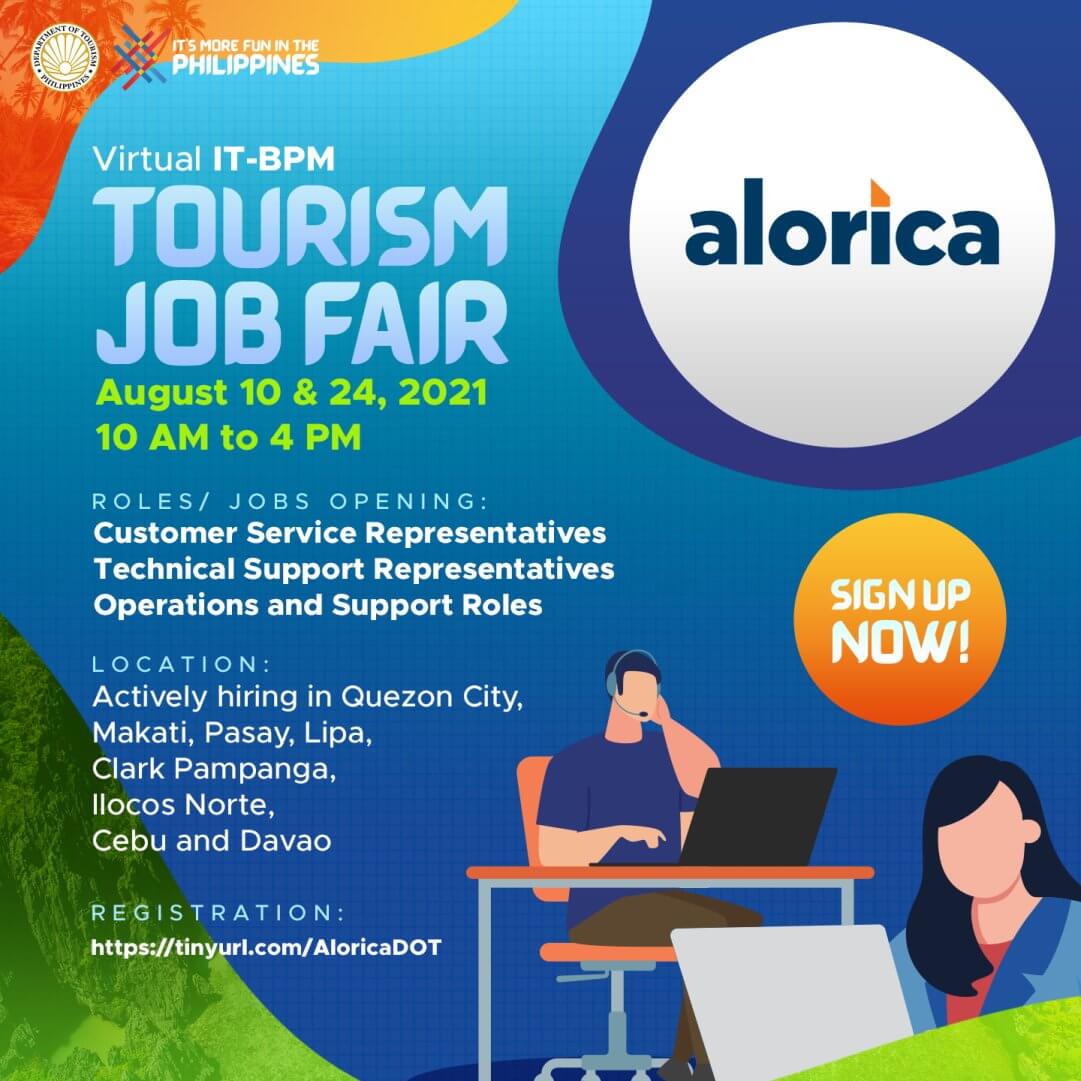 DOT: Virtual IT-BPM Tourism Job Fair - Alorica