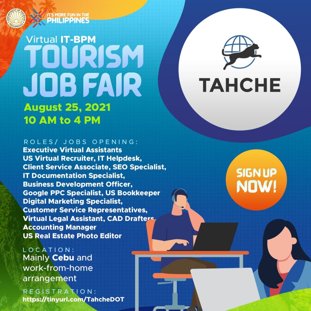 DOT: Virtual IT-BPM Tourism Job Fair - Tahche