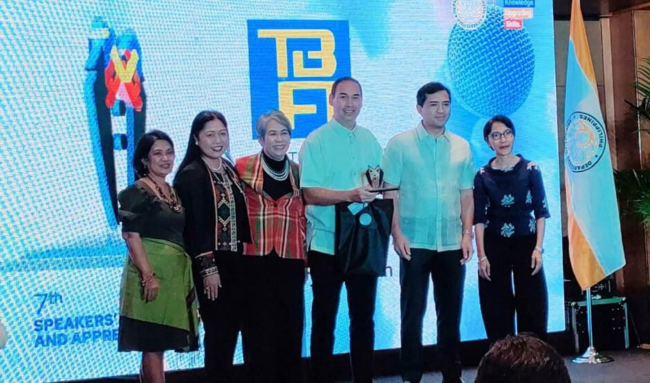 Tourism Industry Board Foundation Inc., received Department of Tourism (DOT)’s 7th Speakers’ Synergy and Appreciation